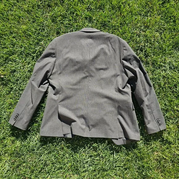 ZARA Men’s Blazer / Suit Jacket – Gray – Size 44 (US 34) – Slim Fit - Picture 2 of 5